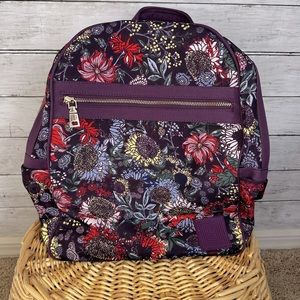 LLR Backpack-Purple Floral